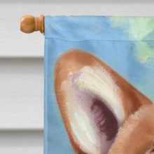 Load image into Gallery viewer, Pembroke Corgi Happy Face Flag Canvas House Size 7366CHF