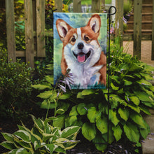 Load image into Gallery viewer, Pembroke Corgi Happy Face Garden Flag – Decorative Outdoor Yard Flag 7366GF