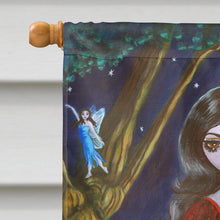 Load image into Gallery viewer, Fairy Moon Dance with Corgi Flag Canvas House Size 7376CHF