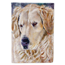 Load image into Gallery viewer, Golden Retriver Contemplation Flag Canvas House Size 7382CHF