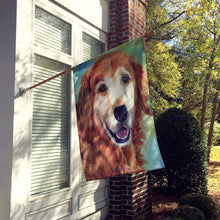 Load image into Gallery viewer, Golden Retriver Good Boy Flag Canvas House Size 7383CHF