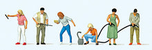 Load image into Gallery viewer, Preiser 10709 HO Scale At the Gas Station -- pkg(6)