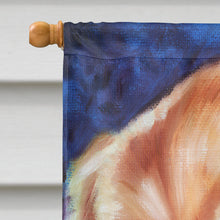Load image into Gallery viewer, Golden Retriver Huh Flag Canvas House Size 7384CHF