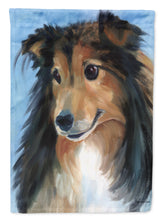 Load image into Gallery viewer, Sheltie Good Boy Flag Canvas House Size 7395CHF