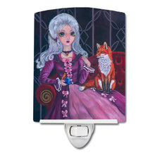 Load image into Gallery viewer, Tea Time Fox Ceramic Night Light 7398CNL