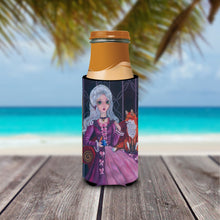 Load image into Gallery viewer, Tea Time Fox  Slim Can Hugger – Fun &amp; Functional Drink Coolers 7398MUK
