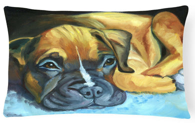 Boxer Pup Fabric Decorative Pillow 7401PW1216