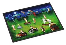 Load image into Gallery viewer, Corgi Backyard Circus Doormat - 24x36 Decorative Floor Mat – Indoor/Outdoor Rug