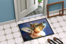 Load image into Gallery viewer, Corgi Devotion Doormat - 24x36 Decorative Floor Mat – Indoor/Outdoor Rug