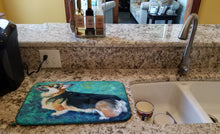 Load image into Gallery viewer, Corgi Pembroke Dish Drying Mat – Absorbent, Artistic Kitchen Essentials 7408DDM