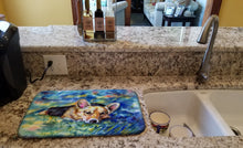 Load image into Gallery viewer, Corgi Tuckered Out Dish Drying Mat – Absorbent, Artistic Kitchen Essentials 7409DDM
