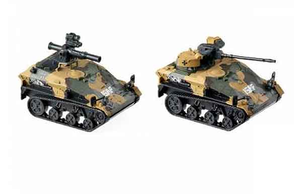 Herpa 741132 1/87 Scale Wiesel Type Isaf 5400 German Light Tanks Set