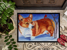 Load image into Gallery viewer, Corgi Cardinal Buddy Doormat - 18x27 Decorative Floor Mat – Indoor/Outdoor Rug with Artistic Flair 7411MAT