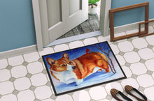 Load image into Gallery viewer, Corgi Cardinal Buddy Doormat - 18x27 Decorative Floor Mat – Indoor/Outdoor Rug with Artistic Flair 7411MAT