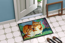Load image into Gallery viewer, Corgi Momma's Love Doormat - 24x36 Decorative Floor Mat – Indoor/Outdoor Rug