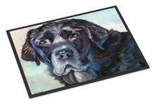 Load image into Gallery viewer, Black Labrador Face Doormat - 24x36 Decorative Floor Mat – Indoor/Outdoor Rug