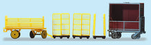 Load image into Gallery viewer, Preiser 17702 HO Scale Transportation Carts -- German Post