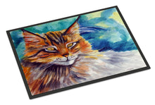 Load image into Gallery viewer, Maine Coon Cat Watching you Doormat - 24x36 Decorative Floor Mat – Indoor/Outdoor Rug