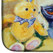 Load image into Gallery viewer, Pug Bunny Rabbit Dish Drying Mat – Absorbent, Artistic Kitchen Essentials 7423DDM