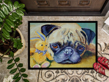 Load image into Gallery viewer, Pug Bunny Rabbit Doormat - 24x36 Decorative Floor Mat – Indoor/Outdoor Rug