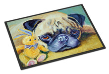 Load image into Gallery viewer, Pug Bunny Rabbit Doormat - 24x36 Decorative Floor Mat – Indoor/Outdoor Rug