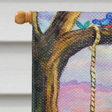 Load image into Gallery viewer, Corgi With Sheep Love Grows Flag Canvas House Size 7439CHF