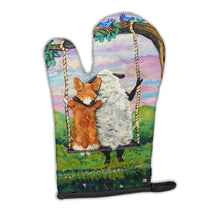 Load image into Gallery viewer, Corgi With Sheep Love Grows Oven Mitt 7439OVMT