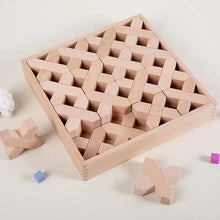 Load image into Gallery viewer, **Pre-order (Ships in 2-3 Weeks)**32 Pcs X-shape Blocks Set with Storage Tray