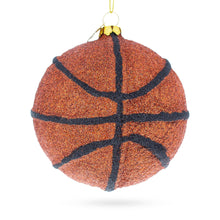 Load image into Gallery viewer, Slam-Dunk Basketball Glass Christmas Ornament