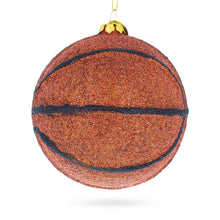 Load image into Gallery viewer, Slam-Dunk Basketball Glass Christmas Ornament