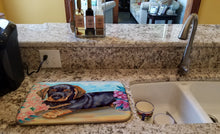 Load image into Gallery viewer, Dachshund Dish Drying Mat – Absorbent, Artistic Kitchen Essentials 7501DDM