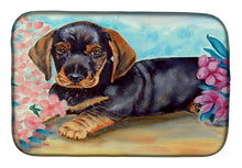 Load image into Gallery viewer, Dachshund Dish Drying Mat – Absorbent, Artistic Kitchen Essentials 7501DDM