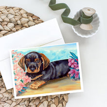 Load image into Gallery viewer, Dachshund Greeting Cards -  Blank Note Cards – 8-Pack of Artist-Designed Cards with Envelopes