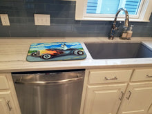 Load image into Gallery viewer, Great Dane Dish Drying Mat – Absorbent, Artistic Kitchen Essentials 7502DDM