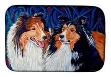Load image into Gallery viewer, Sheltie Dish Drying Mat – Absorbent, Artistic Kitchen Essentials 7508DDM