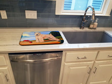 Load image into Gallery viewer, Wheaten Terrier Soft Coated Dish Drying Mat – Absorbent, Artistic Kitchen Essentials 7509DDM