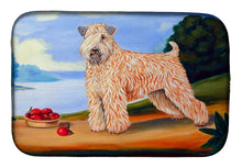 Load image into Gallery viewer, Wheaten Terrier Soft Coated Dish Drying Mat – Absorbent, Artistic Kitchen Essentials 7509DDM