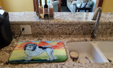 Load image into Gallery viewer, Lowchen Dish Drying Mat – Absorbent, Artistic Kitchen Essentials 7510DDM