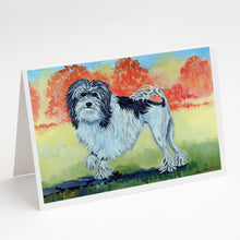 Load image into Gallery viewer, Lowchen Greeting Cards -  Blank Note Cards – 8-Pack of Artist-Designed Cards with Envelopes