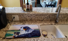 Load image into Gallery viewer, Australian Shepherd Dish Drying Mat – Absorbent, Artistic Kitchen Essentials 7511DDM