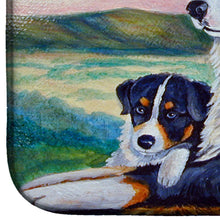 Load image into Gallery viewer, Australian Shepherd Dish Drying Mat – Absorbent, Artistic Kitchen Essentials 7511DDM