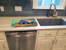 Load image into Gallery viewer, Bloodhound Dish Drying Mat – Absorbent, Artistic Kitchen Essentials 7513DDM