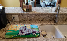 Load image into Gallery viewer, Neapolitan Mastiff Dish Drying Mat – Absorbent, Artistic Kitchen Essentials 7517DDM