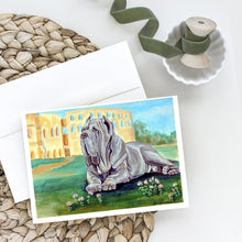 Load image into Gallery viewer, Neapolitan Mastiff Greeting Cards -  Blank Note Cards – 8-Pack of Artist-Designed Cards with Envelopes