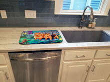 Load image into Gallery viewer, Norwich Terrier Dish Drying Mat – Absorbent, Artistic Kitchen Essentials 7520DDM