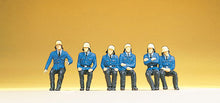 Load image into Gallery viewer, Preiser 14207 HO Scale Firemen -- Seated