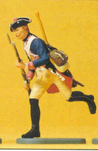 Load image into Gallery viewer, Preiser 54136 1/24 Scale Prussian Army Circa 1756 7th Infantry Musketeer Running
