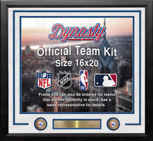 Load image into Gallery viewer, Philadelphia 76ers Custom NBA Basketball 16x20 Picture Frame Kit (Multiple Colors)