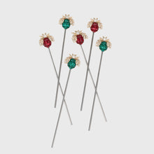 Load image into Gallery viewer, Sparkle bee swizzle sticks