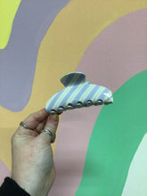 Load image into Gallery viewer, Lilac Stripe Hair Claw
